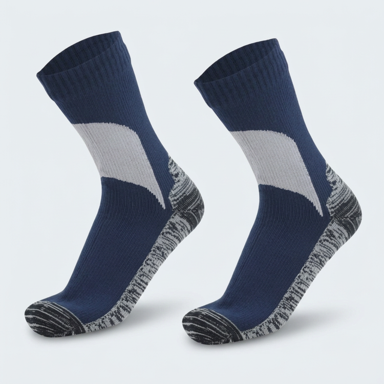 Pair of Navy Grey SOGGS All-Weather Waterproof Sock